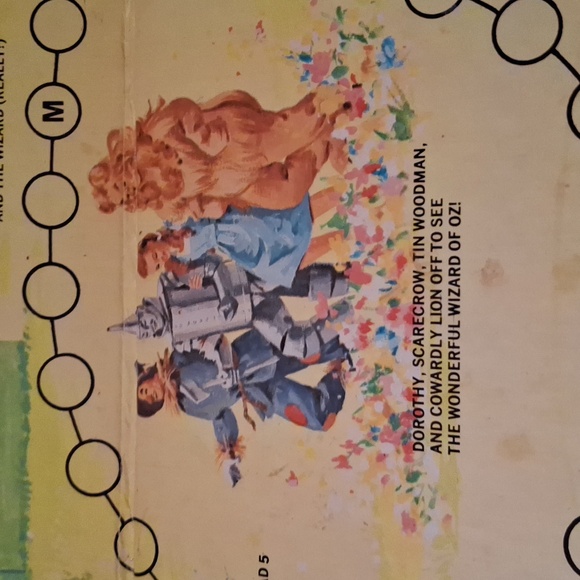 Wizard Of Oz Other - Wizard of Oz board game board only Vintage 1974